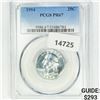 Image 1 : 1954 Washington Silver Quarter PCGS PR67