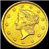 Image 1 : 1851 Rare Gold Dollar ABOUT UNCIRCULATED