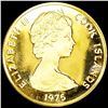 Image 1 : 1975 $100 Cold Cook Islands Coin GEM PROOF