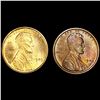 Image 1 : (2) 1909 VDB Wheat Cents UNCIRCULATED