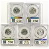 Image 2 : 1954 (5) Washington Quarters PCGS PR67