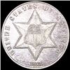 Image 1 : 1861 Silver Three Cent UNCIRCULATED