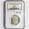 Image 1 : 1936 Long Island Half Dollar NGC MS64
