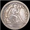 Image 1 : 1859 Seated Liberty Quarter NICELY CIRCULATED