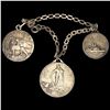 Image 2 : 1900's Italy 3 Coin Bracelet