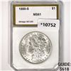 Image 1 : 1888-S Morgan Silver Dollar PCI MS61