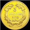 Image 2 : 1878 $3 Gold Piece UNCIRCULATED
