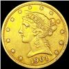 Image 1 : 1901-S $5 Gold Half Eagle NICELY CIRCULATED