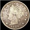 Image 1 : 1886 Liberty Victory Nickel NICELY CIRCULATED