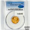 Image 1 : 1938-D CAC Wheat Cent PCGS MS67+ RD