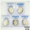 Image 1 : 1921 Set (5) Morgan Silver Dollar PCGS MS63