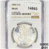 Image 1 : 1880-S Morgan Silver Dollar NGC MS62