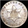 Image 1 : 1852 Silver Three Cent UNCIRCULATED