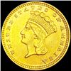Image 1 : 1800's Rare Gold Dollar CLOSELY UNCIRCULATED