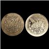 Image 2 : (2) 1878-CC Morgan Silver Dollars NICELY CIRC