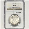 Image 1 : 1945 Walking Liberty Half Dollar NGC MS65