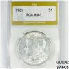 1901 Morgan Silver Dollar PGA MS61