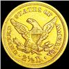 Image 2 : 1851 $2.50 Gold Quarter Eagle NICELY CIRCULATED
