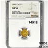 Image 1 : 1849-O Rare Gold Dollar NGC AU58