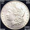 1890-CC Tailbar Morgan Silver Dollar CHOICE BU