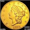 1852 $20 Gold Double Eagle CHOICE AU +