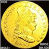 1800 $5 Gold Half Eagle CHOICE BU +