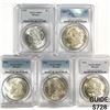 Image 1 : 1921 Set (5) Morgan Silver Dollar PCGS MS63