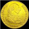 Image 1 : 1776 Spain Gold 2 Escudo NICELY CIRCULATED