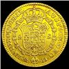 Image 2 : 1776 Spain Gold 2 Escudo NICELY CIRCULATED