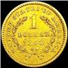 Image 2 : 1850 Rare Gold Dollar CLOSELY UNCIRCULATED