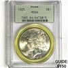 Image 1 : 1925 Silver Peace Dollar PCGS MS64