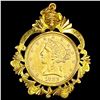 Image 1 : 1882 Gold $5 Pendent UNCIRCULATED