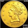 Image 1 : 1847 $10 Gold Eagle CHOICE AU