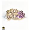 Image 1 : NEW SILVER TONE GRAPE VINE RING SIZE 6.5