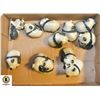 Image 1 : VINTAGE PORCELAIN HAND PAINTED PANDAS
