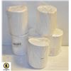 Image 1 : LOT OF 6 NEW ROLLS OF CLEAR 5 GALLON GARBAGE BAGS