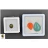 #563-NATURAL CAMELIAN 5.80CT,OPAL 0.90CT,CN 10.52C