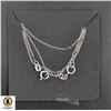 Image 1 : #428-STERLING SILVER NECKLACE 18" /2 PCS
