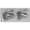 Image 1 : NEW 5 X 7" H4 HEADLIGHTS W/PIAA BULBS