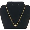 Image 1 : 21)  UNIQUE GOLD TONE 24" CHAIN WITH A MULTI