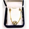 Image 2 : 21)  UNIQUE GOLD TONE 24" CHAIN WITH A MULTI