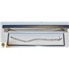 Image 1 : NEW SILVER TONE BRACELET WITH CLEAR ACCENT STONES