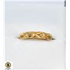 Image 1 : NEW GOLD TONE RING SIZE 6.5 THIN BAND