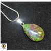 28 INCH 925 STAMPED STERLING SILVER GEMSTONE