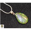 Image 1 : 28 INCH 925 STAMPED STERLING SILVER GEMSTONE