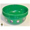 Image 1 : LOT OF 4 NEW 12" BOWLS - SANTA THEMED