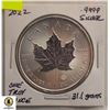 Image 1 : 2022 .999 PURE SILVER MAPLE LEAF - ONE TROY OUNCE