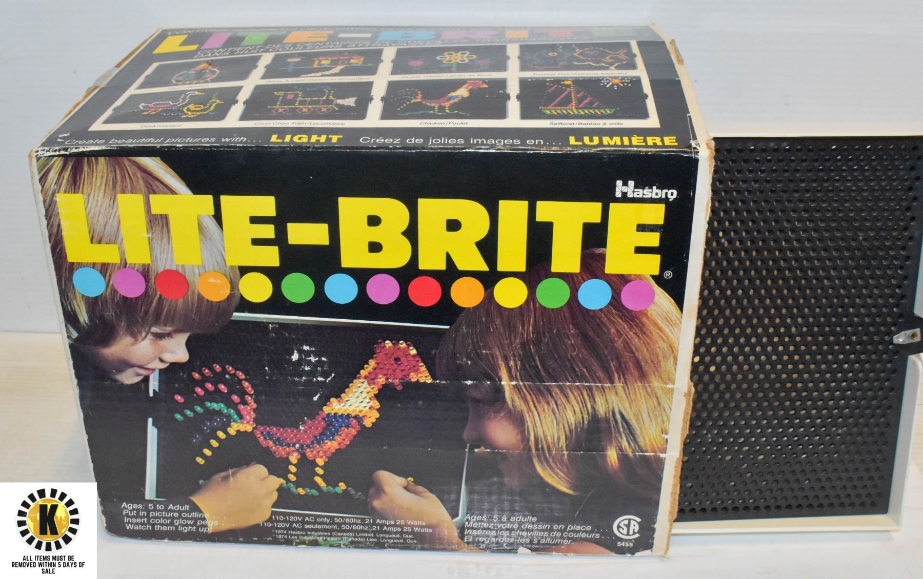 VINTAGE LITE-BRITE IN ORIGINAL BOX