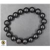 Image 1 : #136- NATURAL OBSIDIAN 10MM/7.5" BRACELET