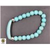 Image 1 : #116-NATURAL BLUE TURQUOISE BRACELET